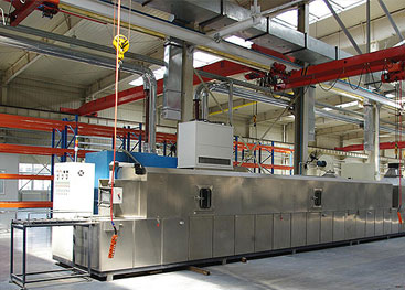 Cleaning coating line